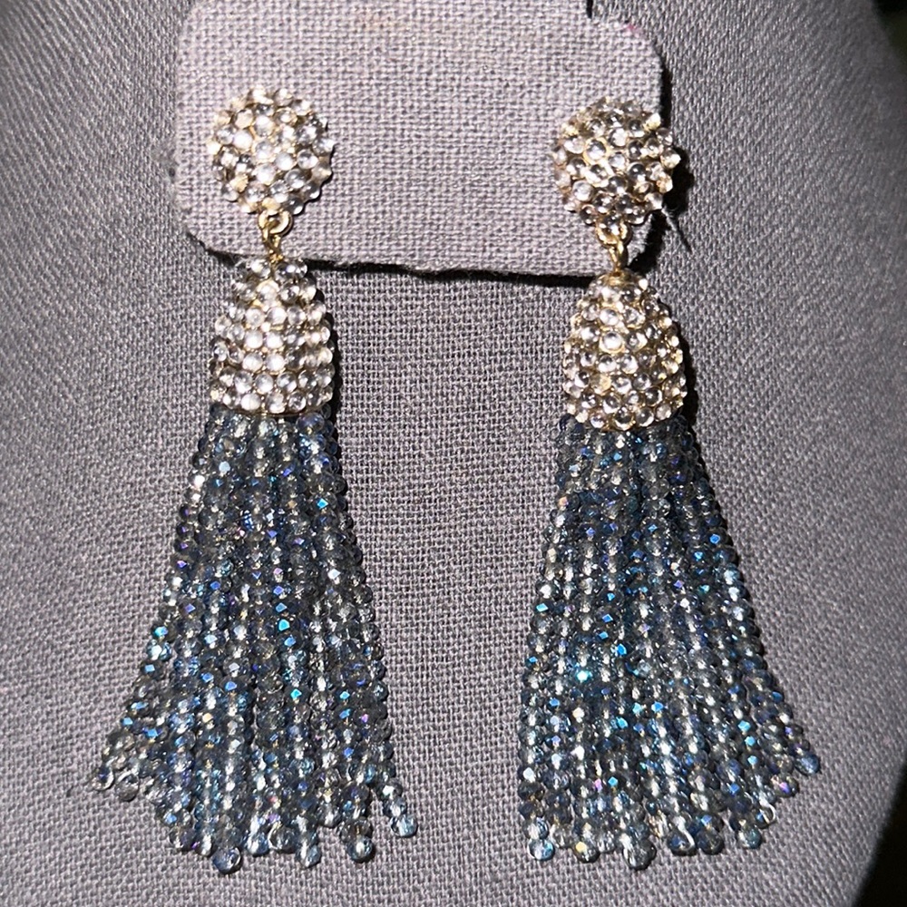 Babublebar multiple beaded strands earrings